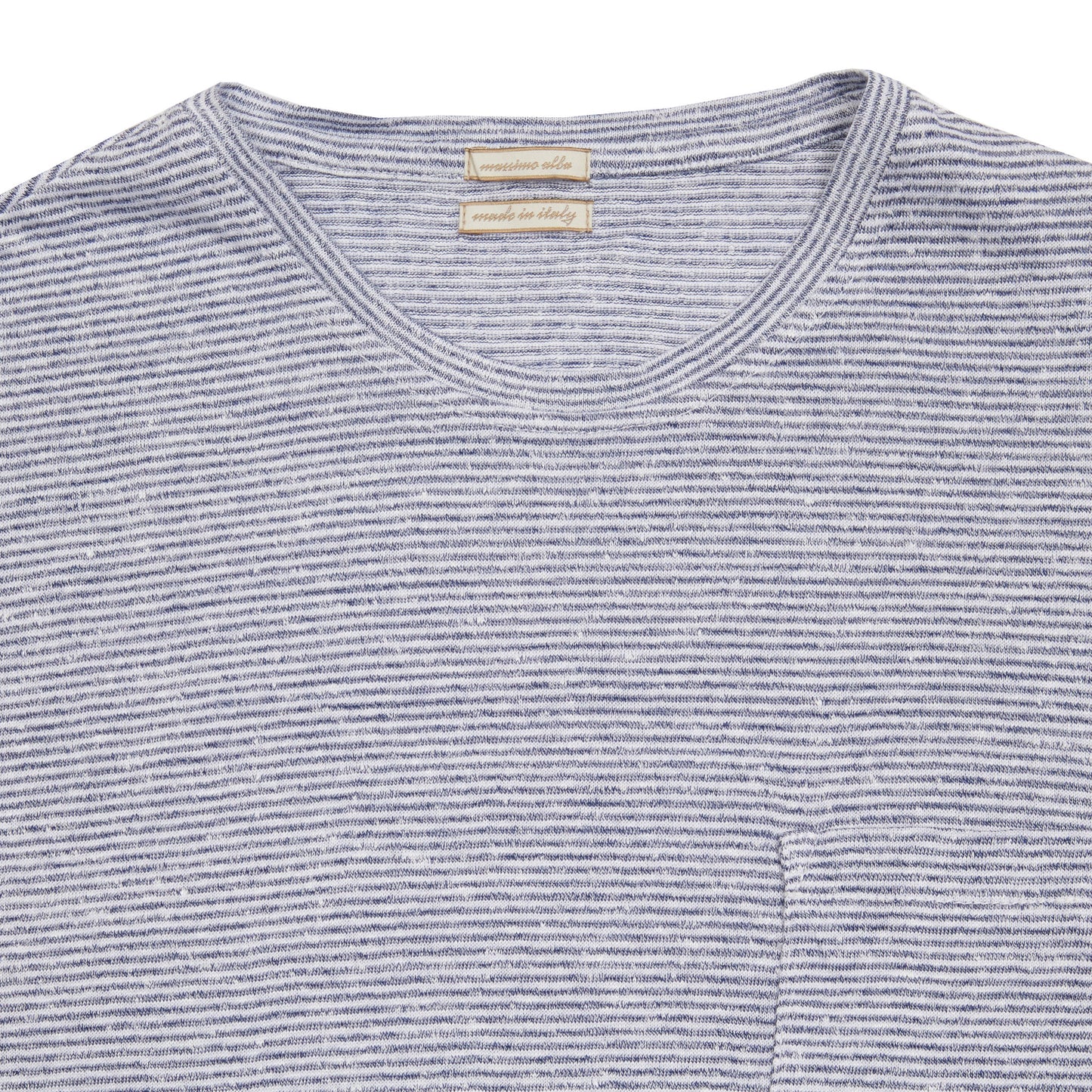 Massimo Alba Panarea Short Sleeve T-Shirt in Bianco 2