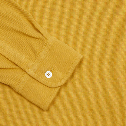 Massimo Alba Raya Polo Shirt in Mostarda 2
