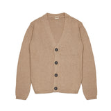 Massimo Alba Tony V-Neck Cardigan in Naturale