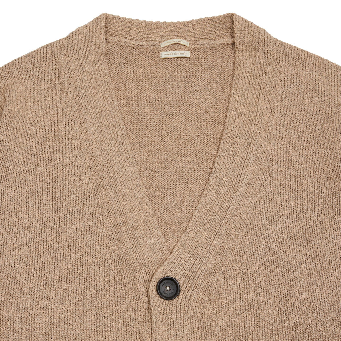 Massimo Alba Tony V-Neck Cardigan in Naturale 3