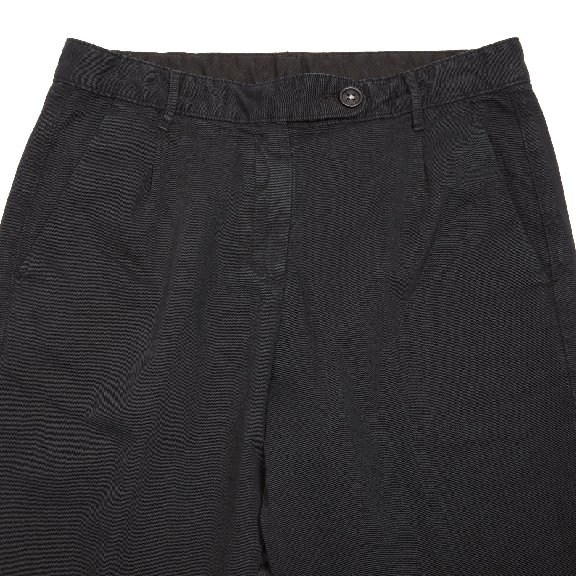 Massimo Alba Women's Melu70 Cotton/Cashmere Trousers in Nero Lavato 2