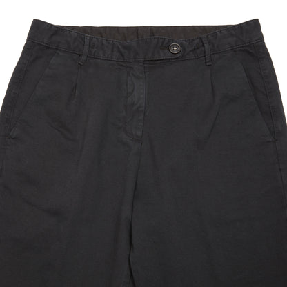 Massimo Alba Women's Melu70 Cotton/Cashmere Trousers in Nero Lavato 2