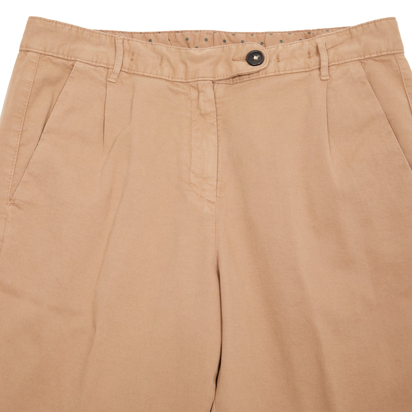 Massimo Alba Women's Melu70 Cotton/Cashmere Trousers in Rusk 2