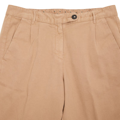 Massimo Alba Women's Melu70 Cotton/Cashmere Trousers in Rusk 2