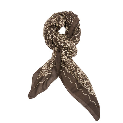 Massimo Alba Wool / Cashmere / Silk Stole in Caffe