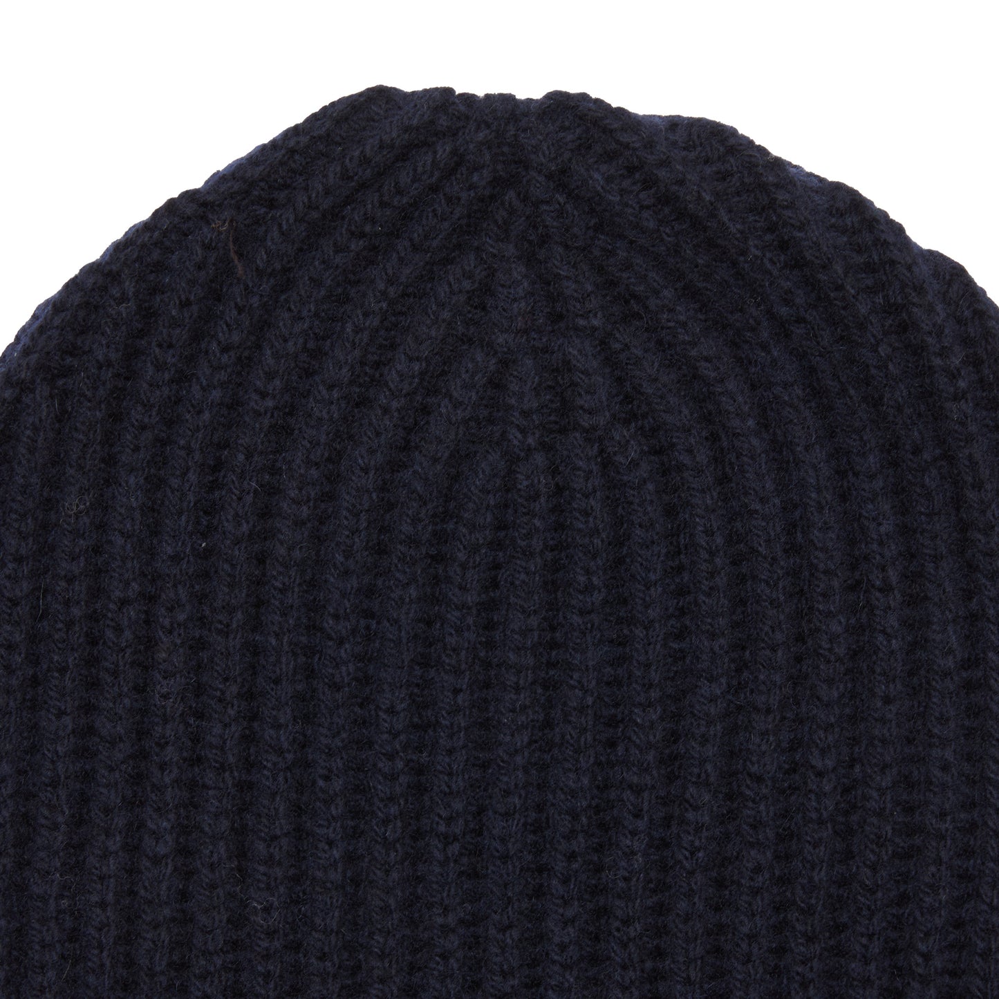McGeorge Cashmere/Wool English Rib Cap in Navy
