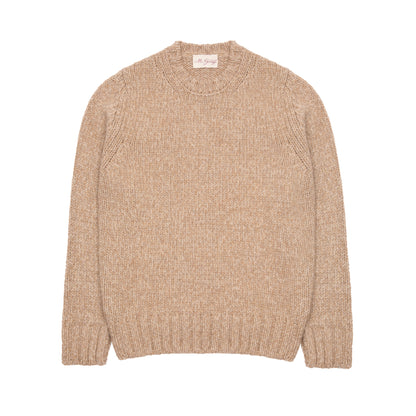 McGeorge Cashmere Chunky Crew in Caramel