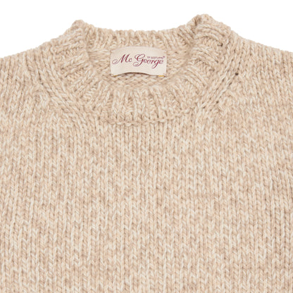 McGeorge Cashmere Chunky Crew in Oatmeal