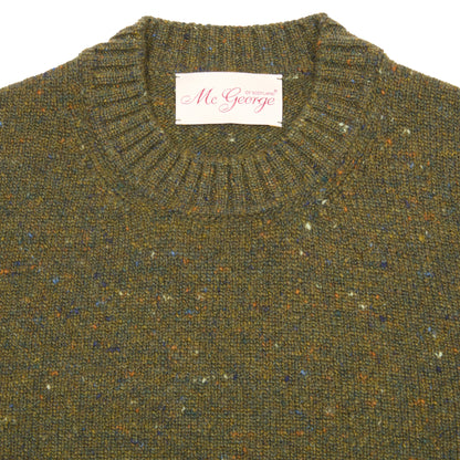 McGeorge Cashmere/Wool Donegal Jumper in Loden