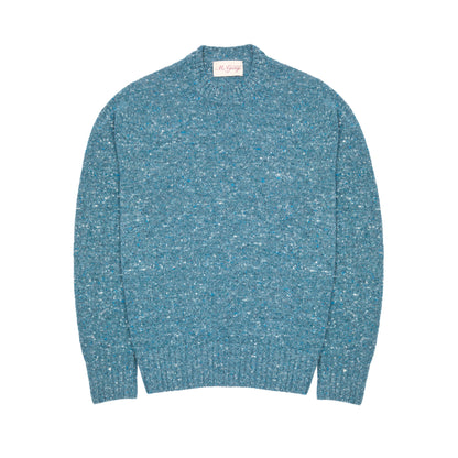 McGeorge Cashmere/Wool Donegal Jumper in Nympheas