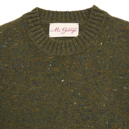McGeorge Cashmere/Wool Donegal Jumper in Loden