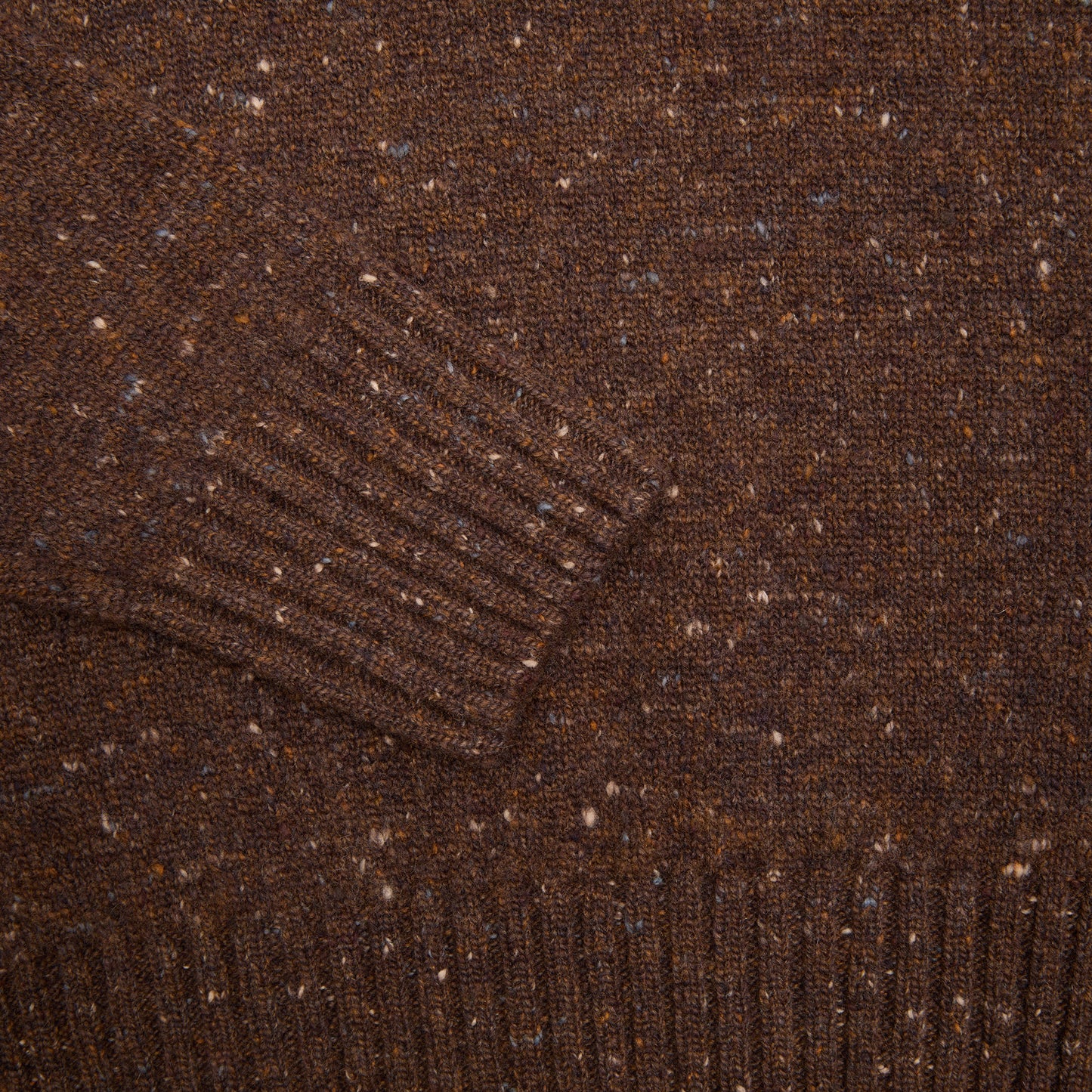 McGeorge Cashmere/Wool Donegal Jumper in Ruggine