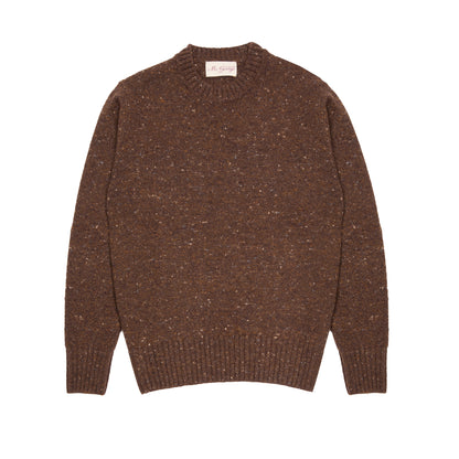 McGeorge Cashmere/Wool Donegal Jumper in Ruggine