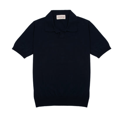 McGeorge of Scotland Cotton Polo in Navy