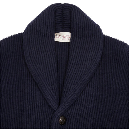 McGeorge of Scotland Shawl Cardigan in Navy 2