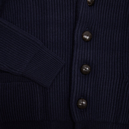 McGeorge of Scotland Shawl Cardigan in Navy 3