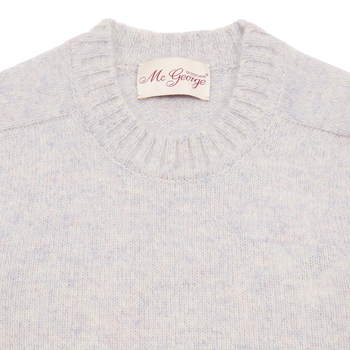 McGeorge of Scotland Supersoft Shetland Shaggy Jumper in Heather Mouline