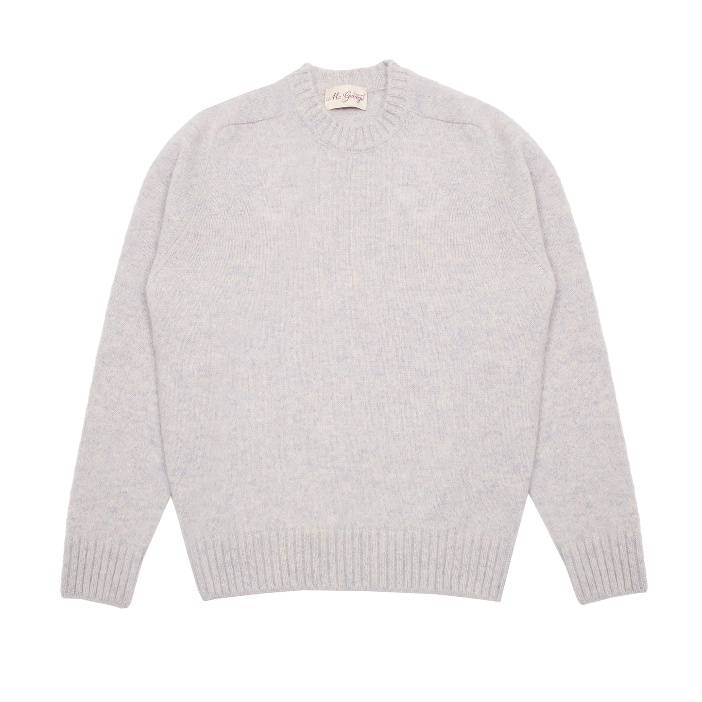 McGeorge of Scotland Supersoft Shetland Shaggy Jumper in Heather Mouline