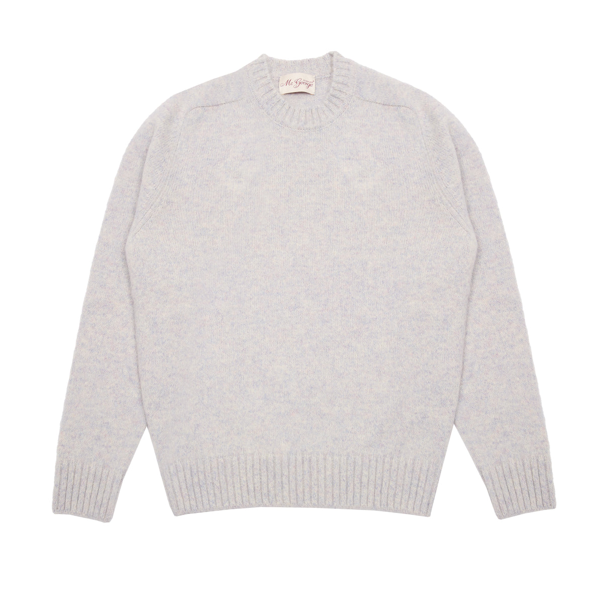 McGeorge of Scotland Supersoft Shetland Shaggy Jumper in Heather Mouline
