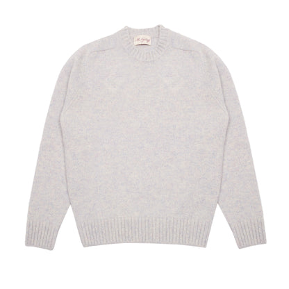 McGeorge of Scotland Supersoft Shetland Shaggy Jumper in Heather Mouline