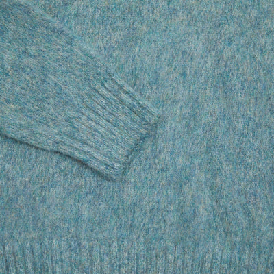 McGeorge of Scotland Supersoft Shetland Shaggy Jumper in Lovat 4