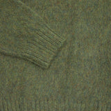 McGeorge of Scotland Supersoft Shetland Shaggy Jumper in Green 2