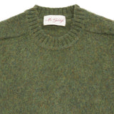 McGeorge of Scotland Supersoft Shetland Shaggy Jumper in Green 3