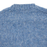 McGeorge of Scotland Supersoft Shetland Shaggy Jumper in Blue 3