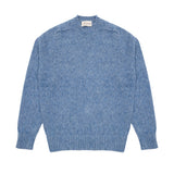 McGeorge of Scotland Supersoft Shetland Shaggy Jumper in Blue 1