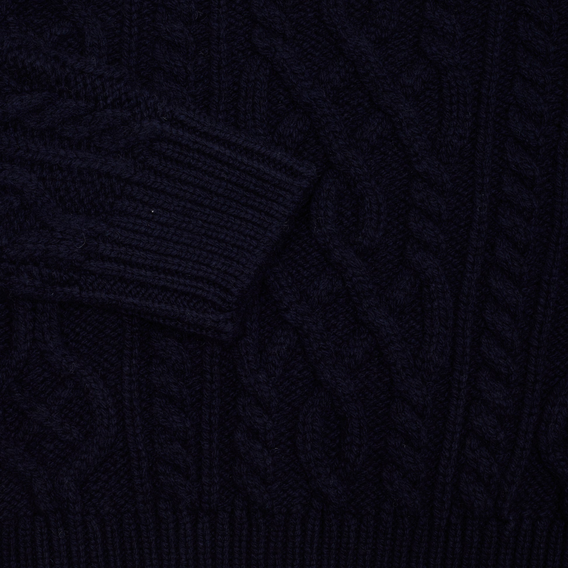 McGeorge of Scotland Cableknit Jumper in Navy