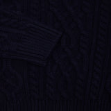 McGeorge of Scotland Cableknit Jumper in Navy