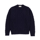 McGeorge of Scotland Cableknit Jumper in Navy