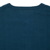 Merz b Schwanen 206 L/S Henley T-Shirt in Mineral Blue
