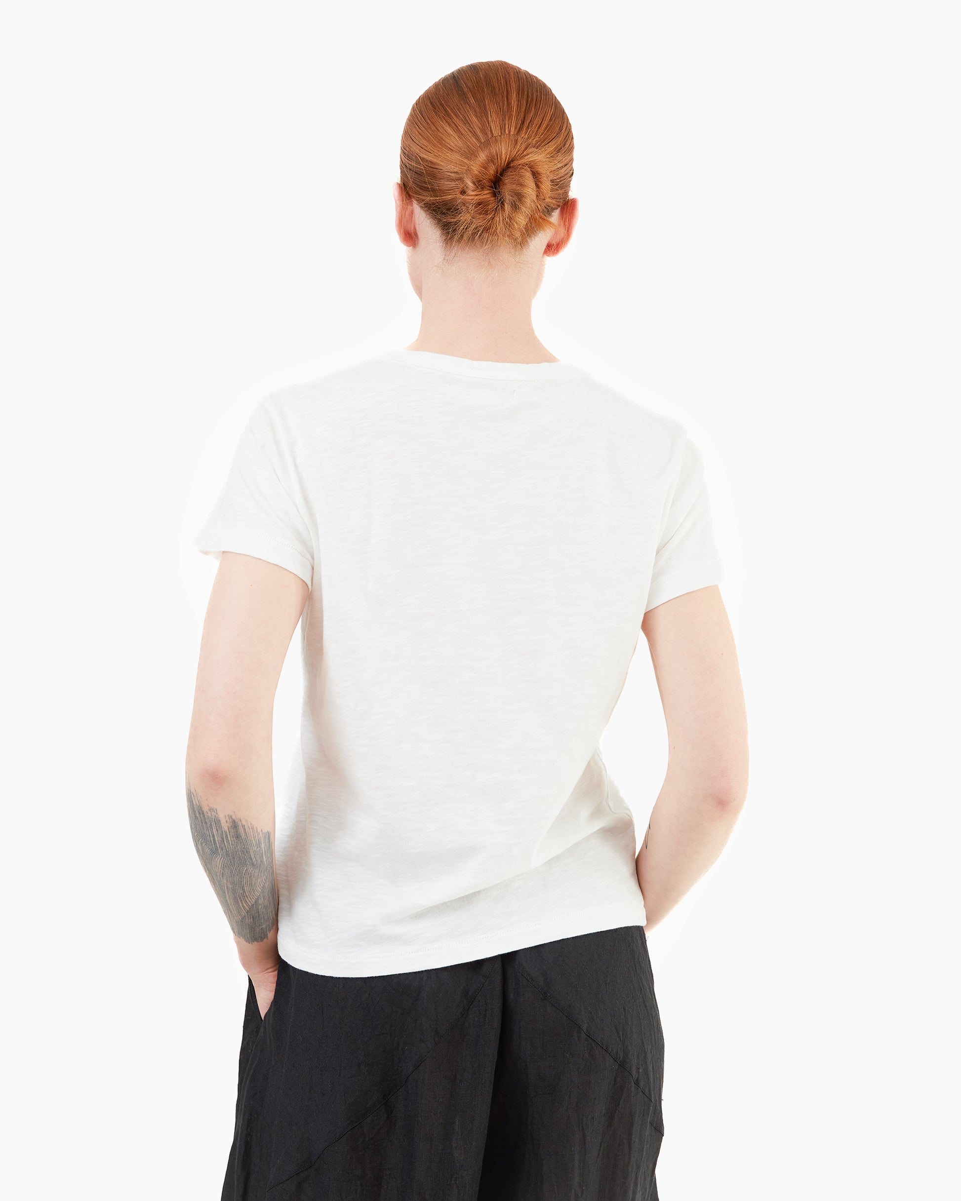 Merz b Schwanen Women's Cotton T-shirt in White