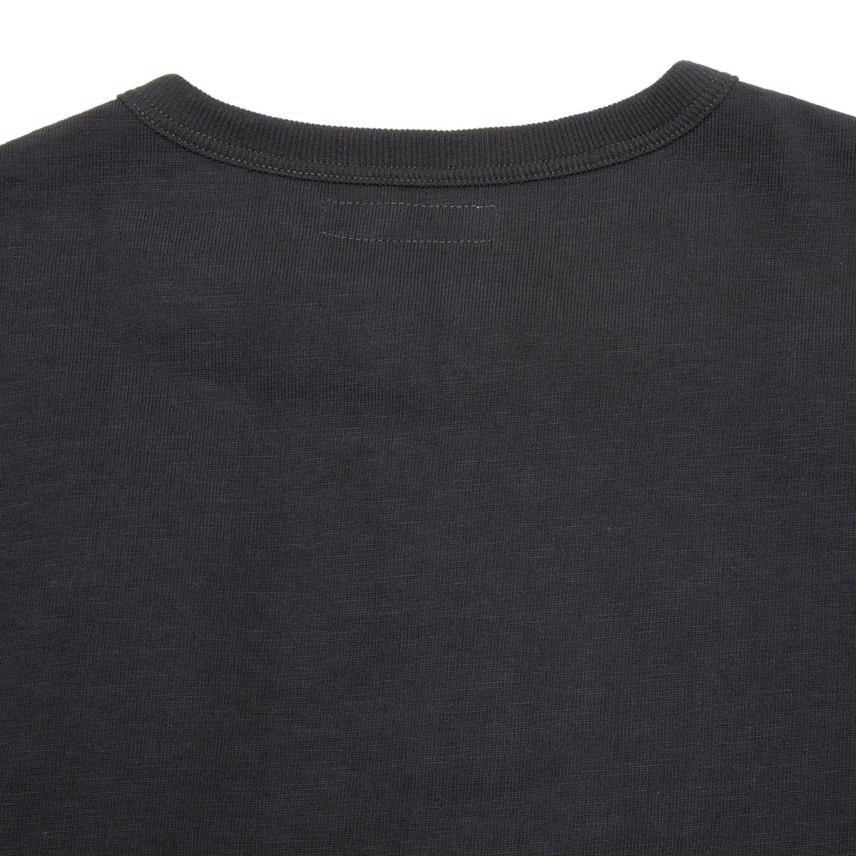 Merz b Schwanen Relaxed Fit Heavyweight Long Sleeve Henley in Charcoal
