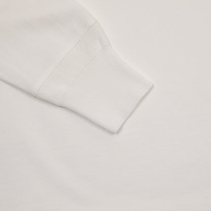 Merz b Schwanen Classic Fit Long Sleeve Henley in White