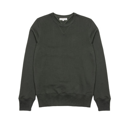 Merz b Schwanen Loopback Fleece Sweatshirt in Forest