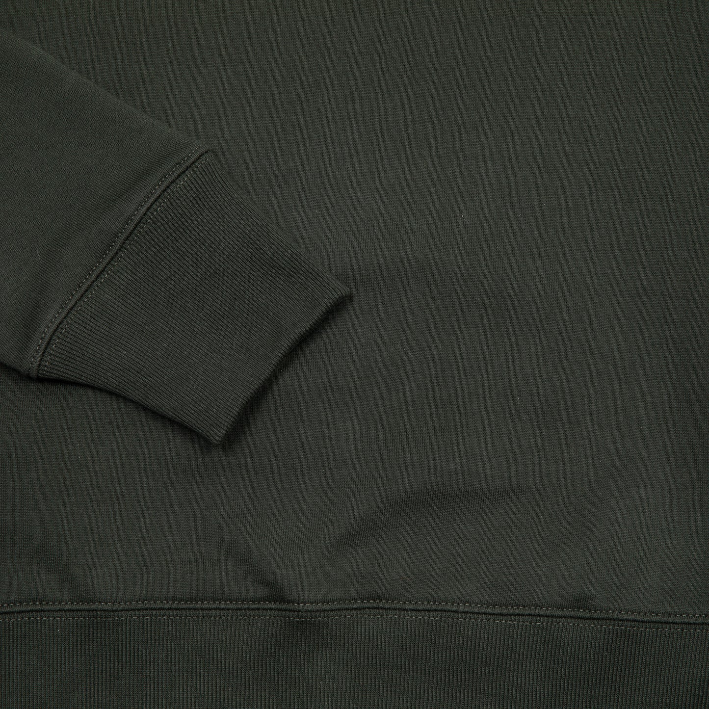 Merz b Schwanen Loopback Fleece Sweatshirt in Forest