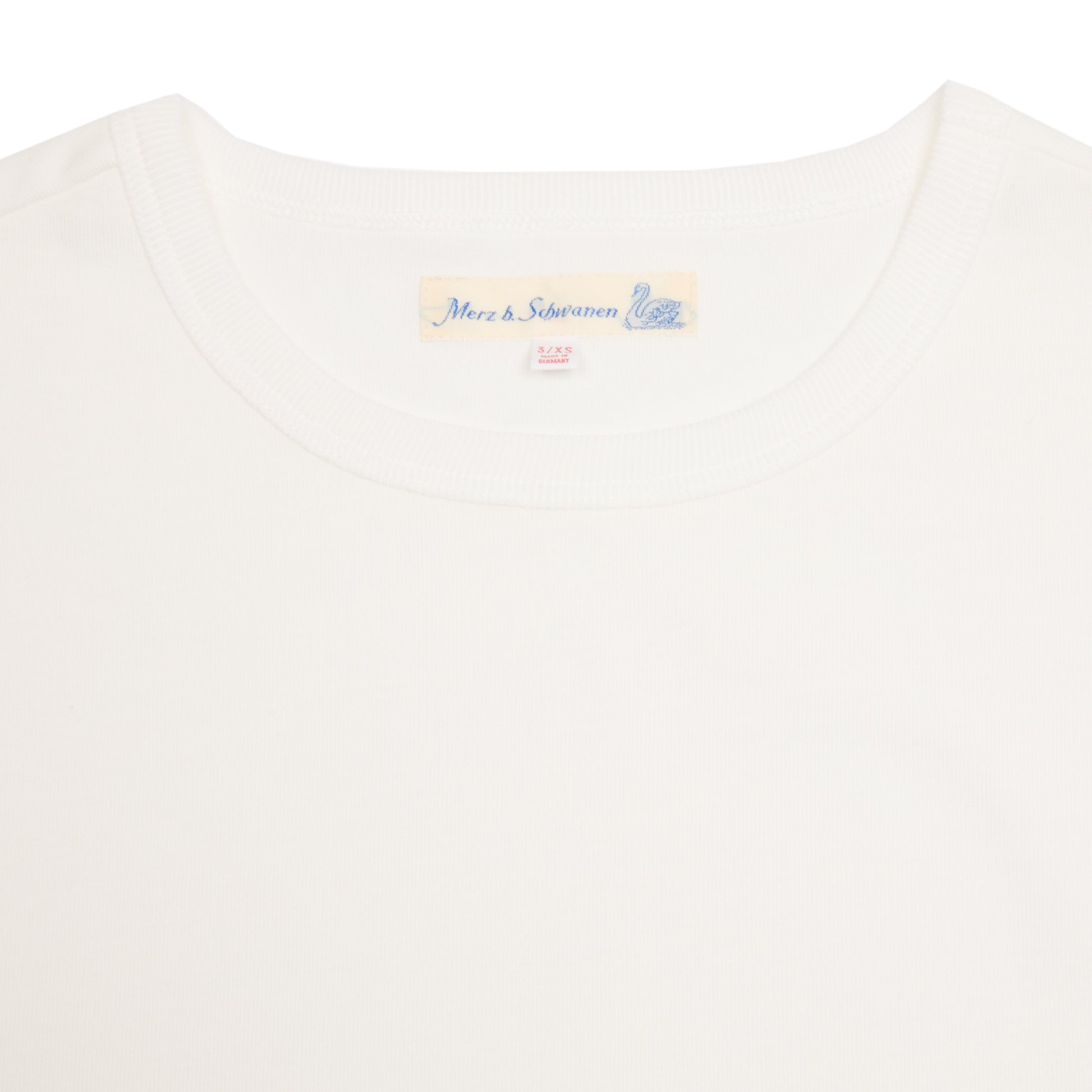Merz b Schwanen Vintage Machine Refined Classic Fit T-shirt in White