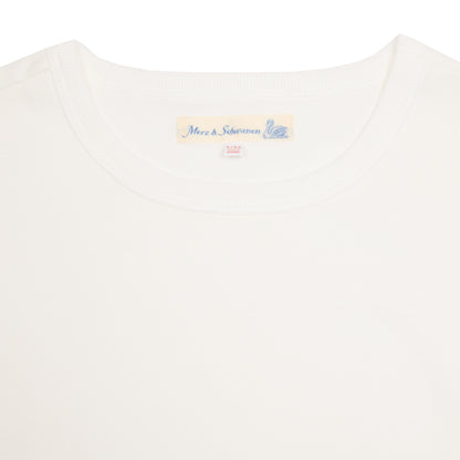 Merz b Schwanen Vintage Machine Refined Classic Fit T-shirt in White