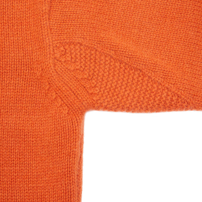 Merz b Schwanen Good Basics Cashmere/Merino Turtleneck Pullover in Rust 2