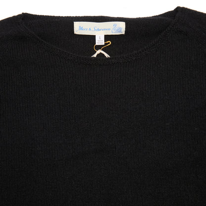 Merz b Schwanen Women's Cashmere Pullover in Deep Black