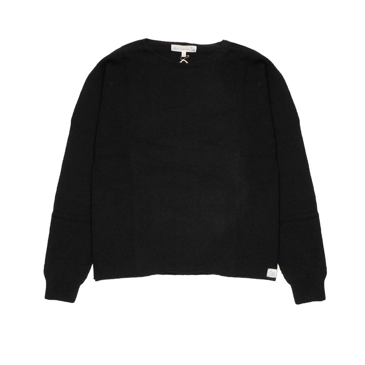 Merz b Schwanen Women's Cashmere Pullover in Deep Black
