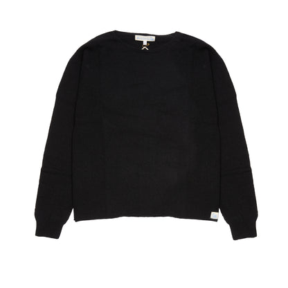 Merz b Schwanen Women's Cashmere Pullover in Deep Black