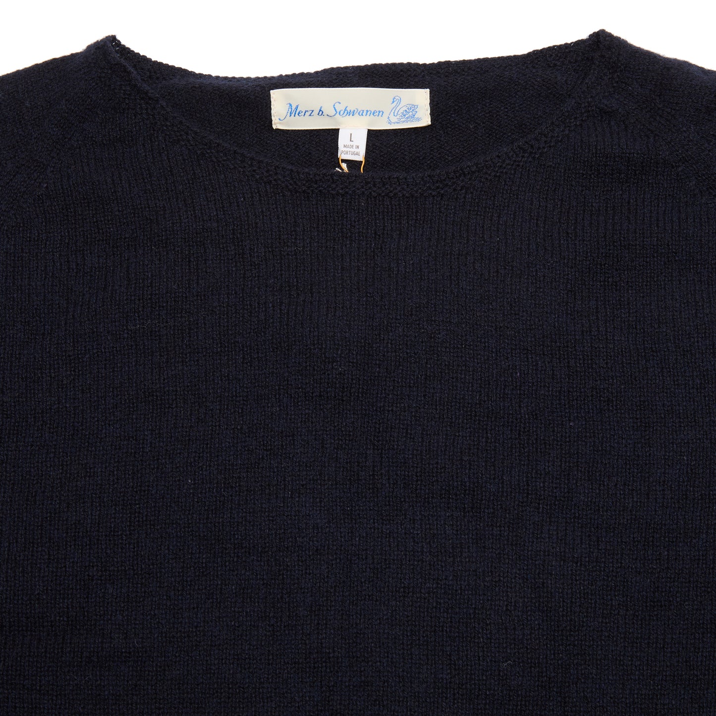Merz b Schwanen Women's Cashmere Pullover in Dark Navy
