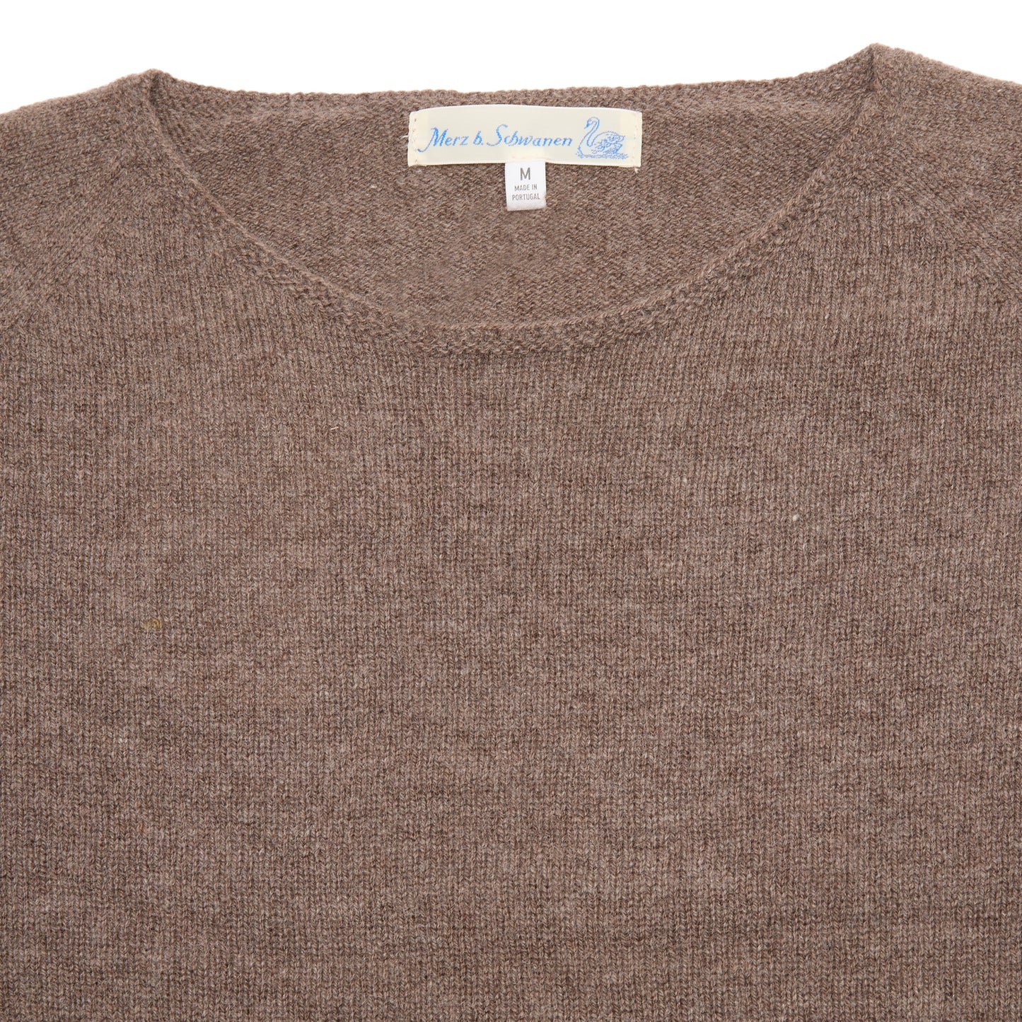 Merz b Schwanen Women's Cashmere Raglan Sweater in Grain