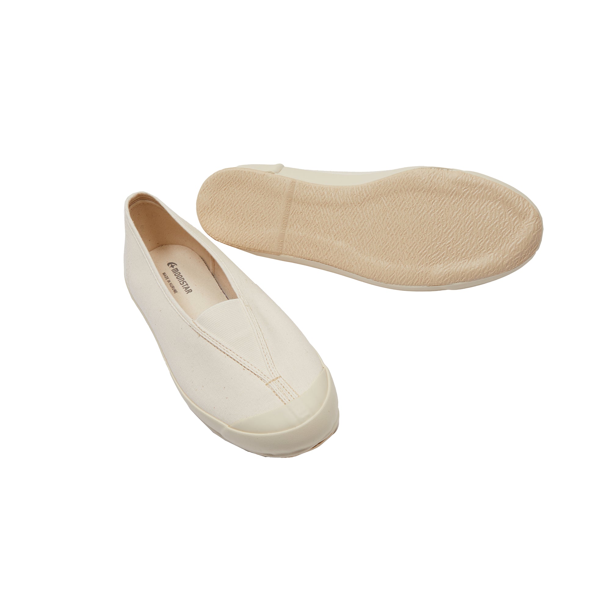 Moonstar Lite Ballet Canvas Shoes in Natural