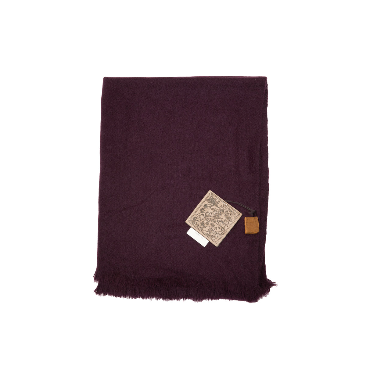 Norlha Dense Net Scarf in Mulberry