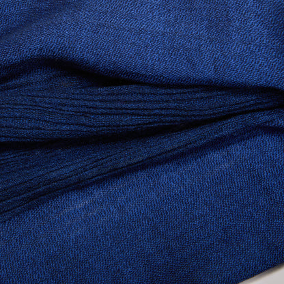 Norlha Feather Waterfall Scarf in Blue
