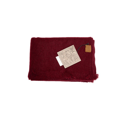 Norlha Dense Ember Scarf in Burgundy